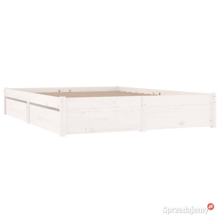 Rama łóżka z szufladami biała 120x200 WM3103509 125cm Warszawa