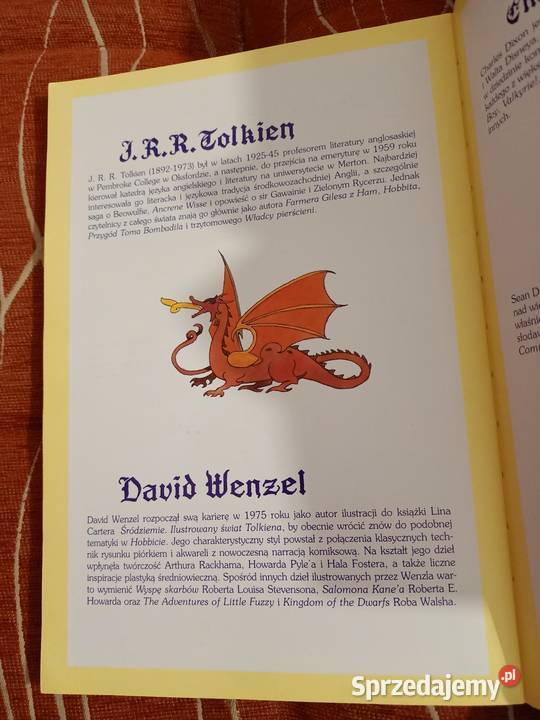 Hobbit J R R Tolkien komiks ilustracje David Rok wydania 2002 wielkopolskie Poznań