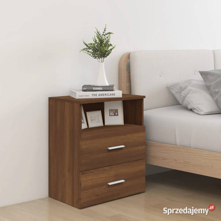 Szafka nocna brązowy dąb 50x32x60 WM815862 Nocne Warszawa