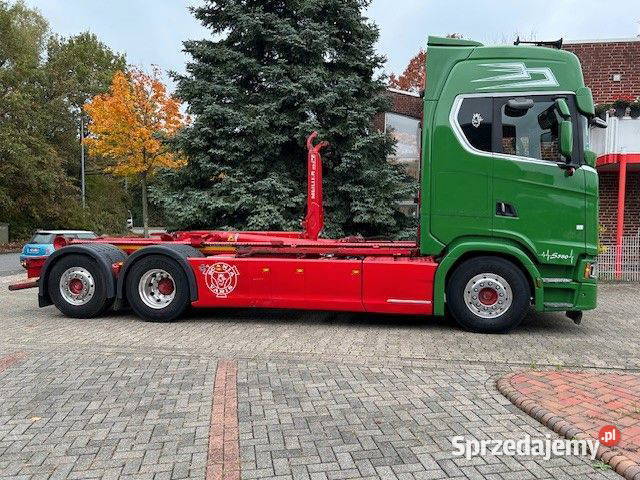 Hakowiec 6x2 Eur 6 Scania S 580 V8 Warszawa