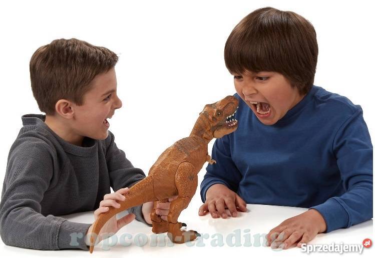 Duży Dinozaur TYRANOZAUR Interaktywny Dźwięk 4 lata+ Mogilany