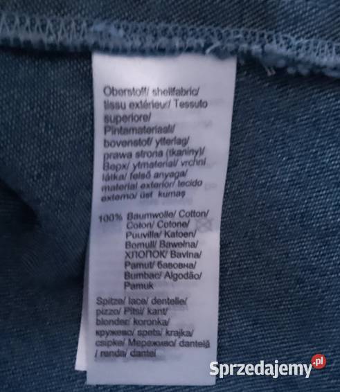 Spódnica sukienka jeansowa ogrodniczka Odzież damska Chrzanów