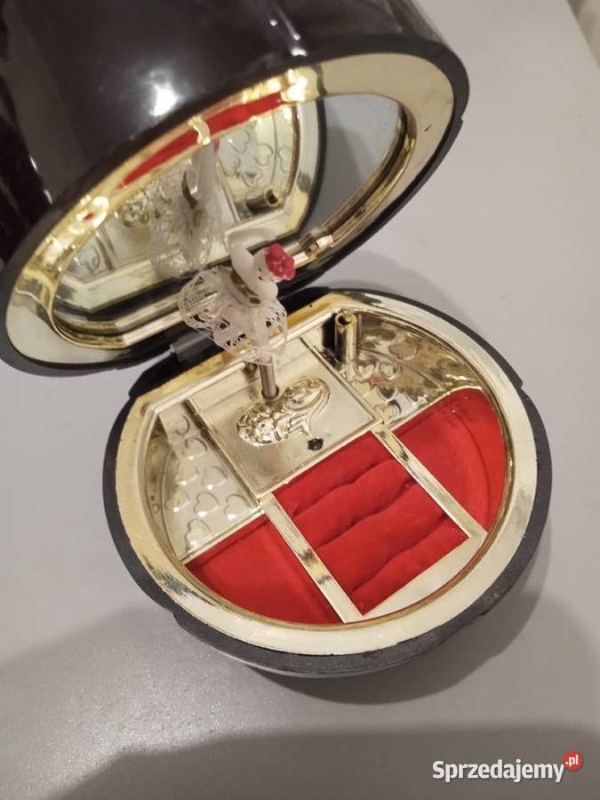 Szkatułka ozdobna na biżuterię vintage Tychy