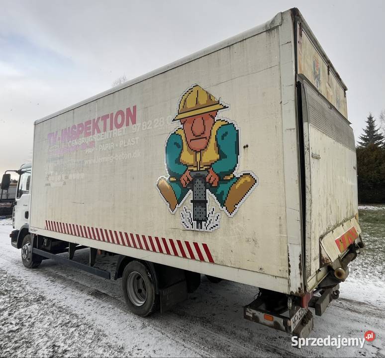 MAN TGL 8180 314 z windą Pruszcz Gdański