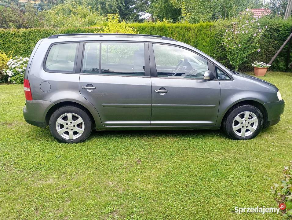 VW Touran19 TDI 5 osobowy możliwa zamiana szary Paczków