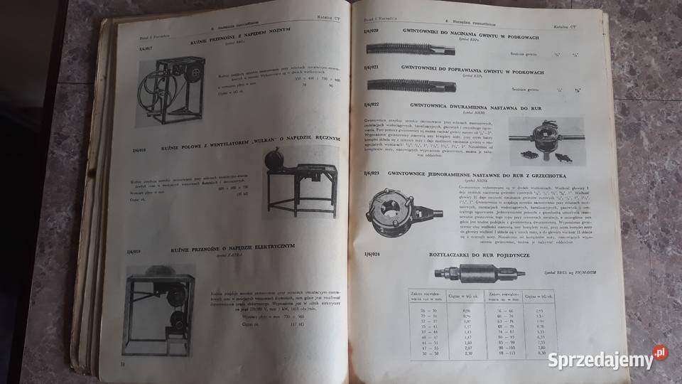 Stara książka katalog centrali technicznej 1958r Pozostałe Tczew