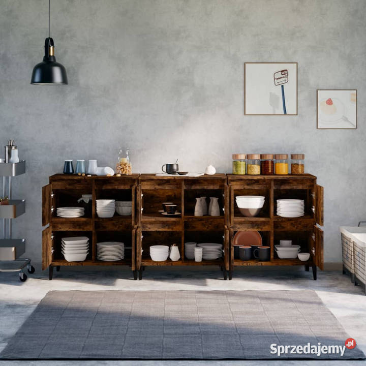 Komody 3 przydymiony dąb 60x35x70 WM3185780 Warszawa