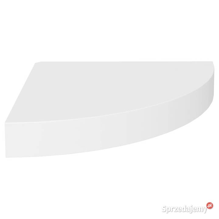 Narożna półka ścienna biała 25x25x38 MDF Warszawa sprzedam