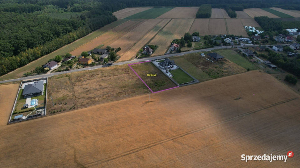 Grunt 1866m2 Męcka Wola kanalizacja