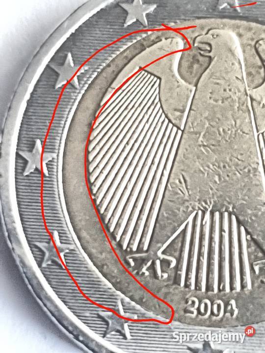 2 z 2004r NiemcySuper rzadki destrukt monety Żary