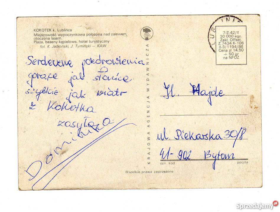 KOKOTEK POCZTÓWKA Krynki