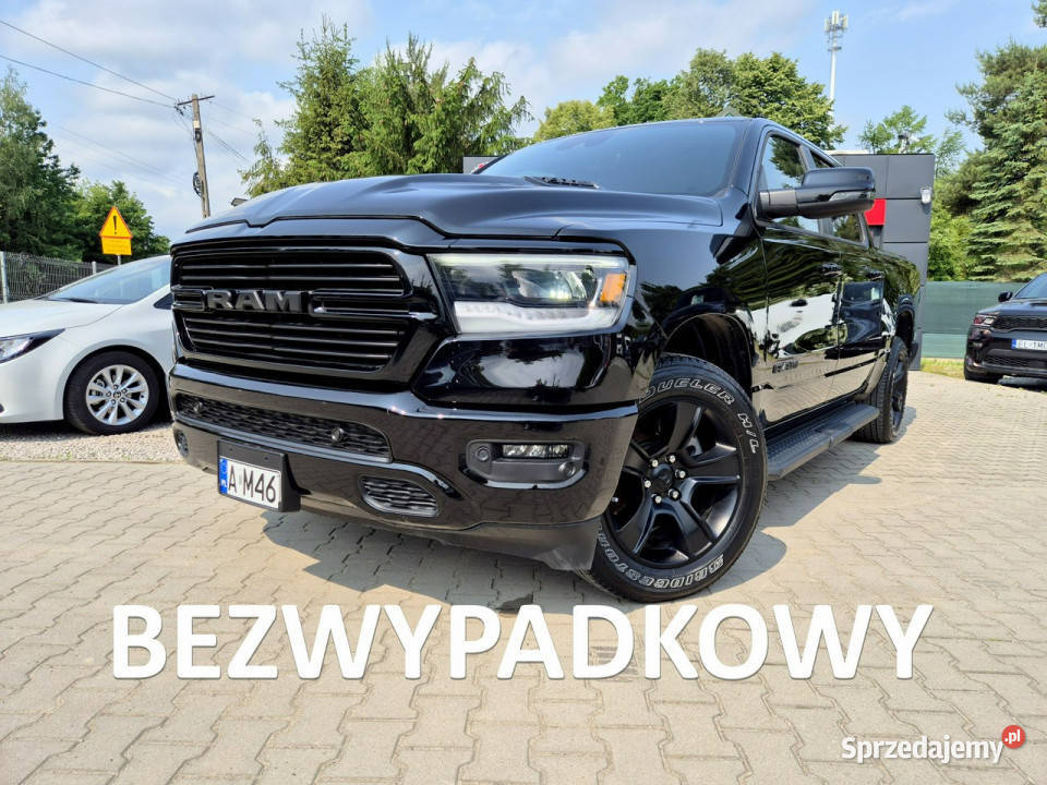 RAM 1500 Bezwypadkowy w oryginale wersja Sport elektryczne lusterka Konstancin-Jeziorna
