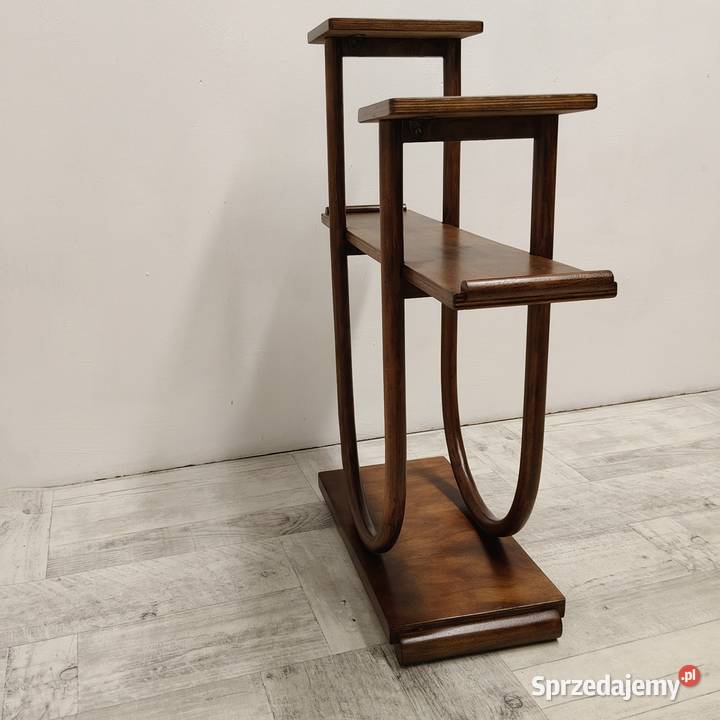 kwietnik stojący model Thonet gięty buk vintage Radomsko