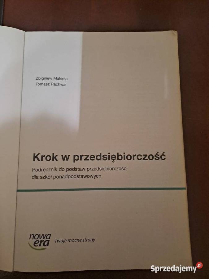 Podrecznik krok w przedsiębiorczość Dynów sprzedam