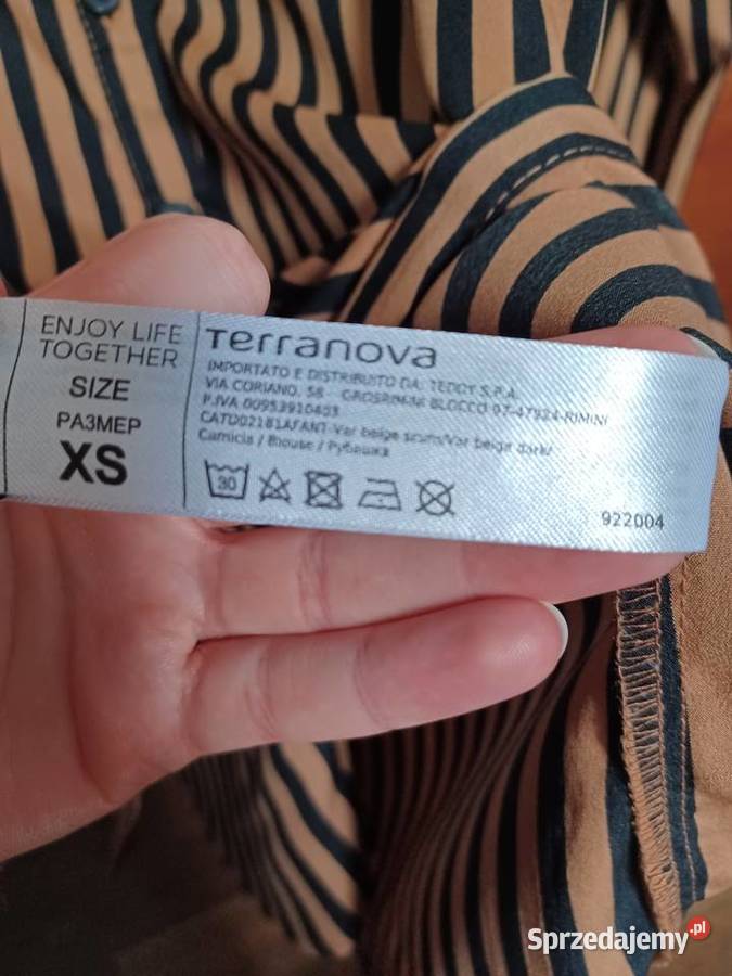Koszula brązowa tunika rozmiar XS Terranova w podkarpackie Rzeszów