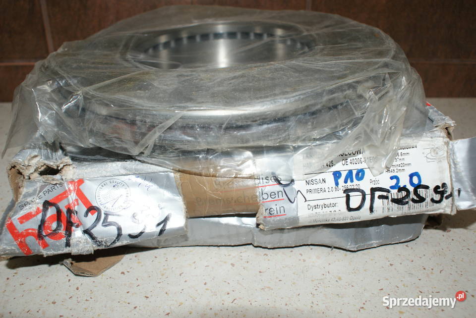 DF2591 TRW TARCZA HAMULC NISSAN PRIMERA 9099 Białobrzegi