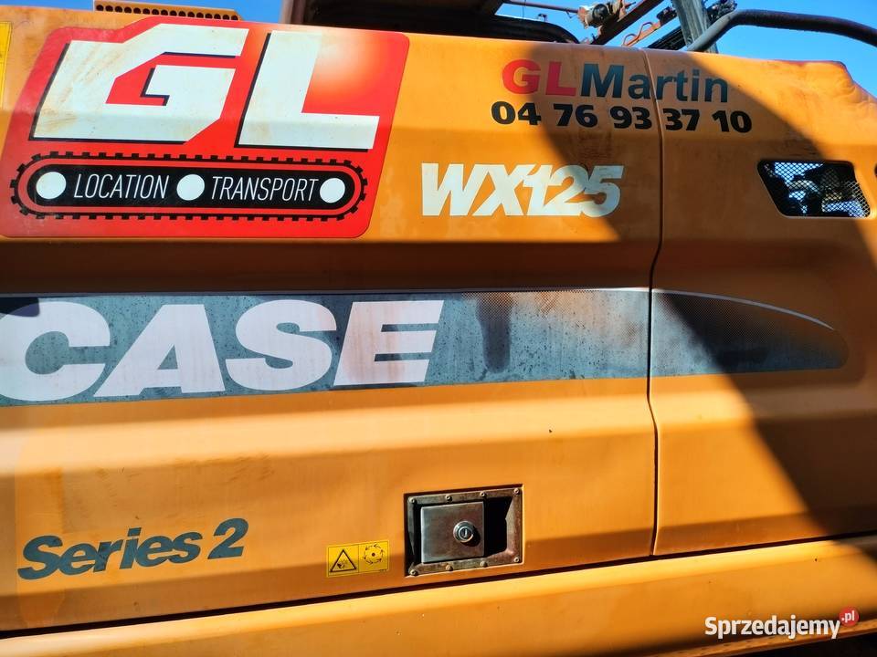 Koparka kołowa casee wx 125 części siłownik dolnośląskie Krzeszów
