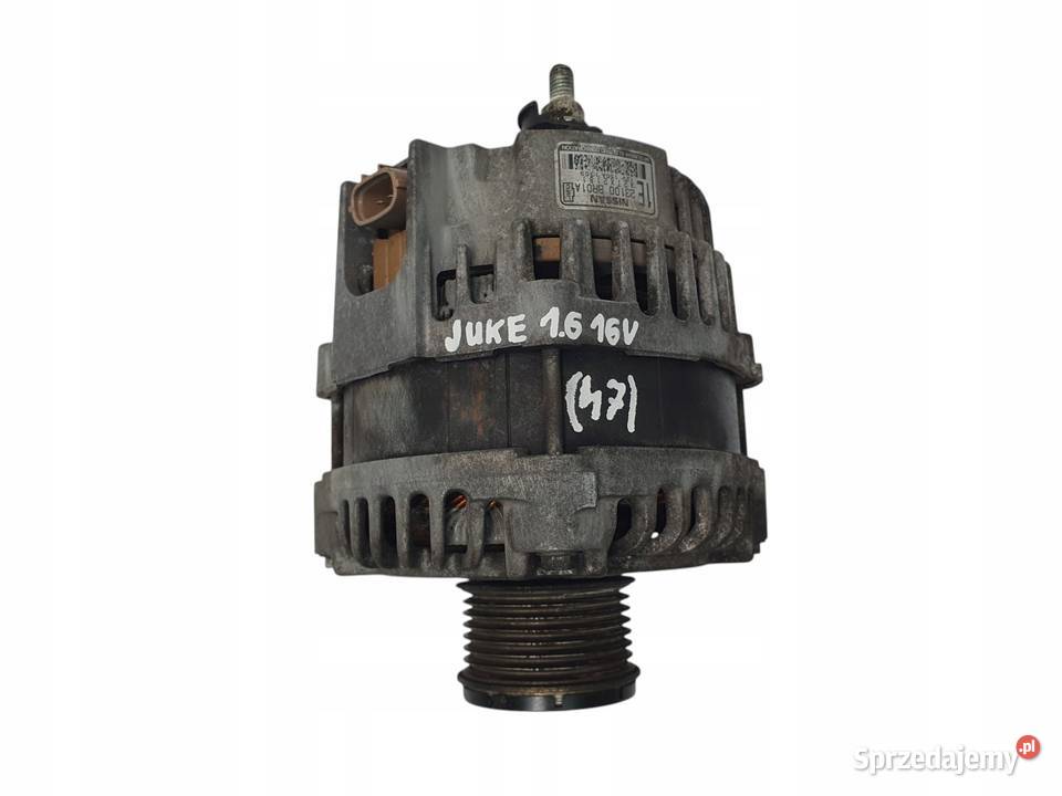ALTERNATOR Nissan Juke Qashqai 16 16v 23100BR01A osobowe Chełm