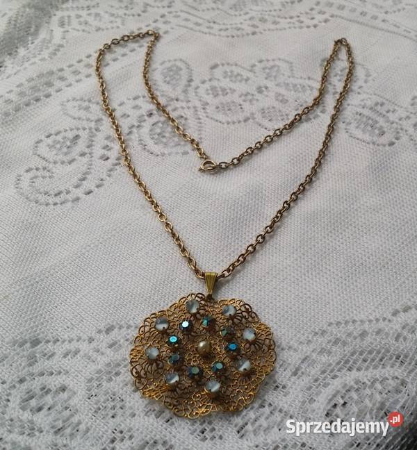 Stary angielski naszyjnik Ochojno sprzedam