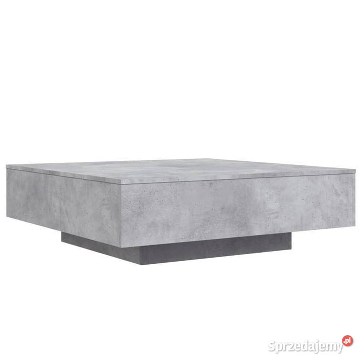 Stolik kawowy szarość betonu 100x100x31 WM836598 mazowieckie Warszawa sprzedam
