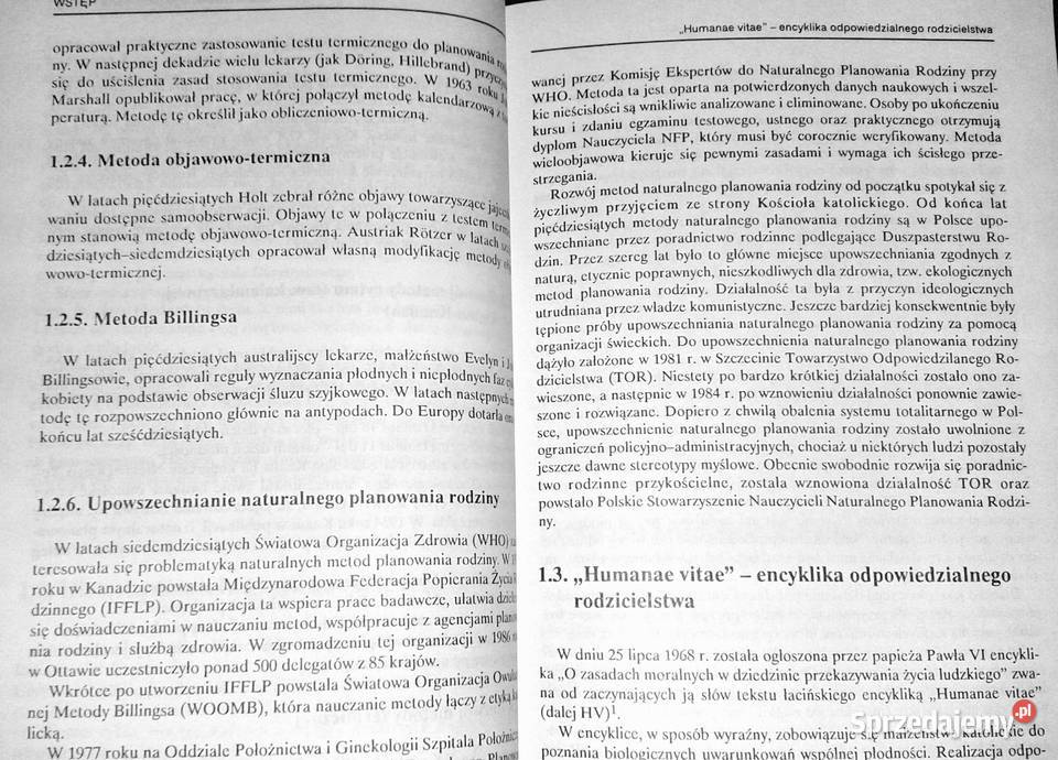 Naturalne planowanie rodziny Aniela Samoć Chełm sprzedam