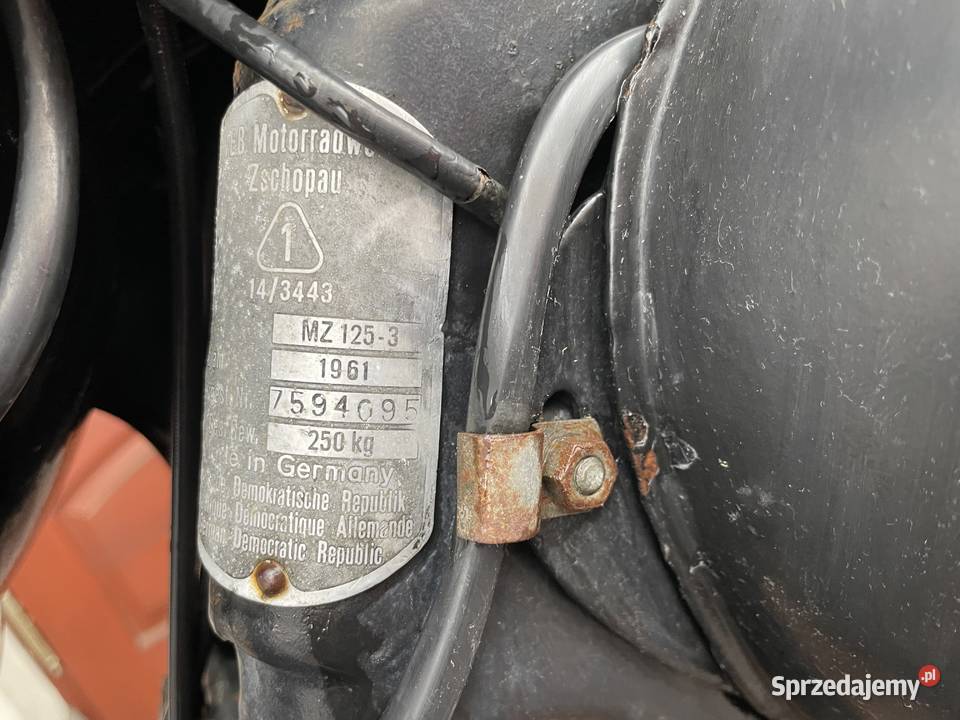 1961 MZ RT 125 małopolskie