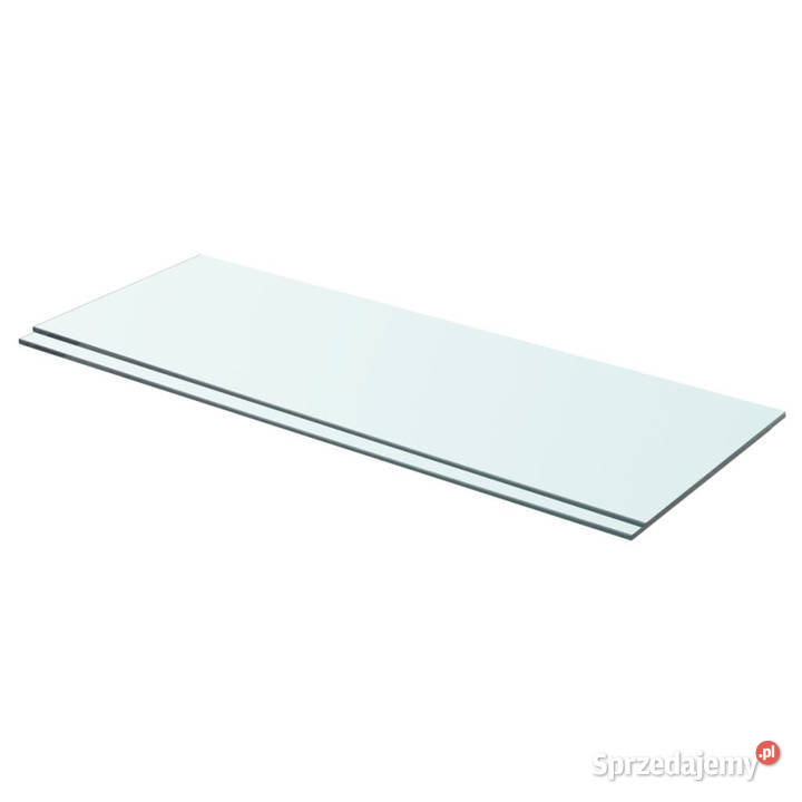 Półki 2 szklany przezroczysty panel 70 x 25