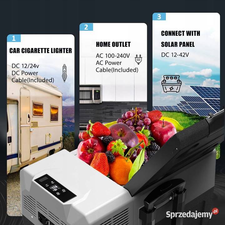 Lodówka Alpicool ECX50 przenośna samochodowa