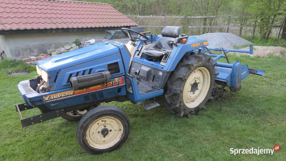 ISEKI TU 220 z glebogryzarką Śliwice