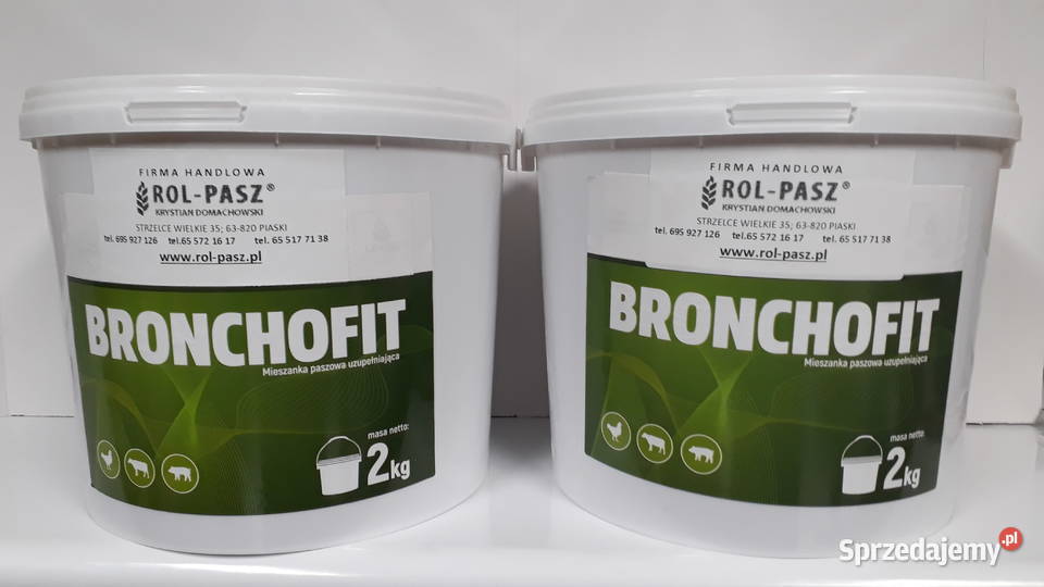 BRONCHOFIT KASZEL płuca trzoda bydło drób konie Karma i Pasza Strzelce Wielkie