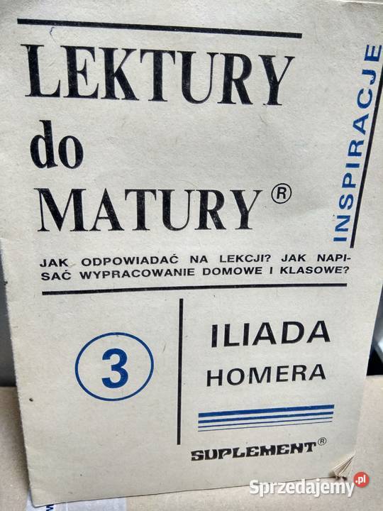 Iliada Homer opracowanie Warszawa sprzedam