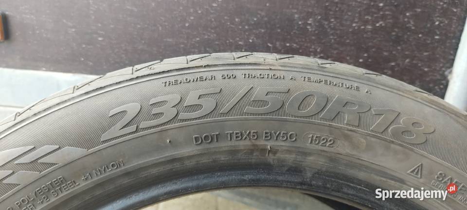 Opony letnie sentury 23555 r18 Samochodowe Jasionów