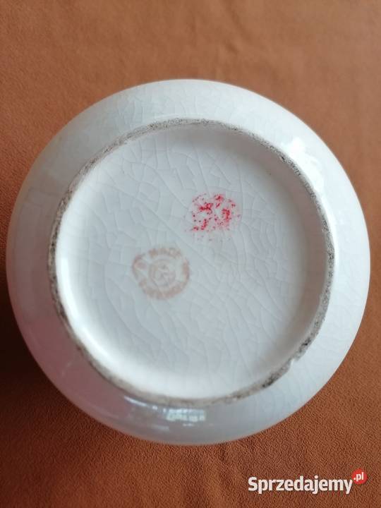 Pojemnik ceramiczny na sól rumuński Łódź