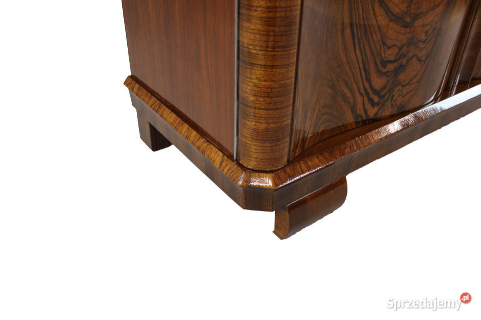 Niepowtarzalna komoda art deco z czarnym blatem Meble Bydgoszcz sprzedam