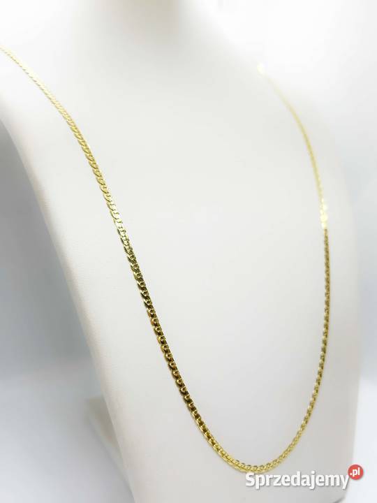 Nowy złoty łańcuszek pr 585 649g Długość 60 Elbląg