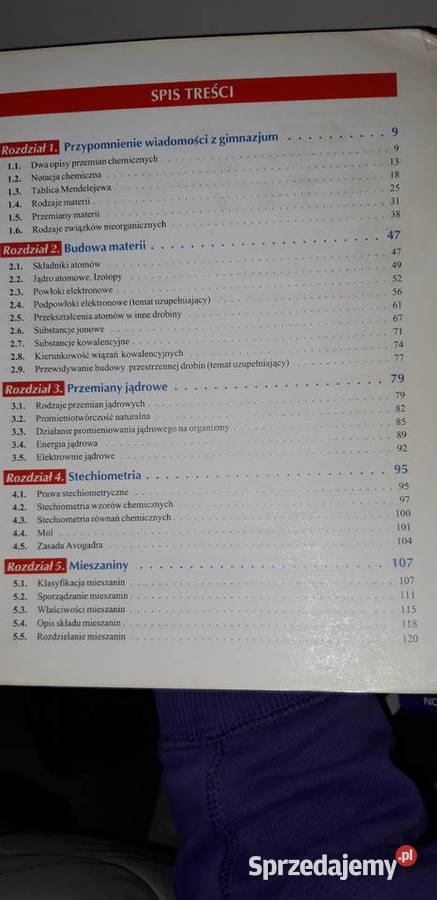 chemia Pazdro liceum podręczniki szkolne Antykwariat mazowieckie Warszawa