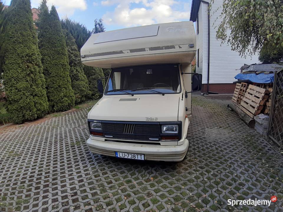 Kamper Fiata Ducato 19 Td 1991r lubelskie Lublin