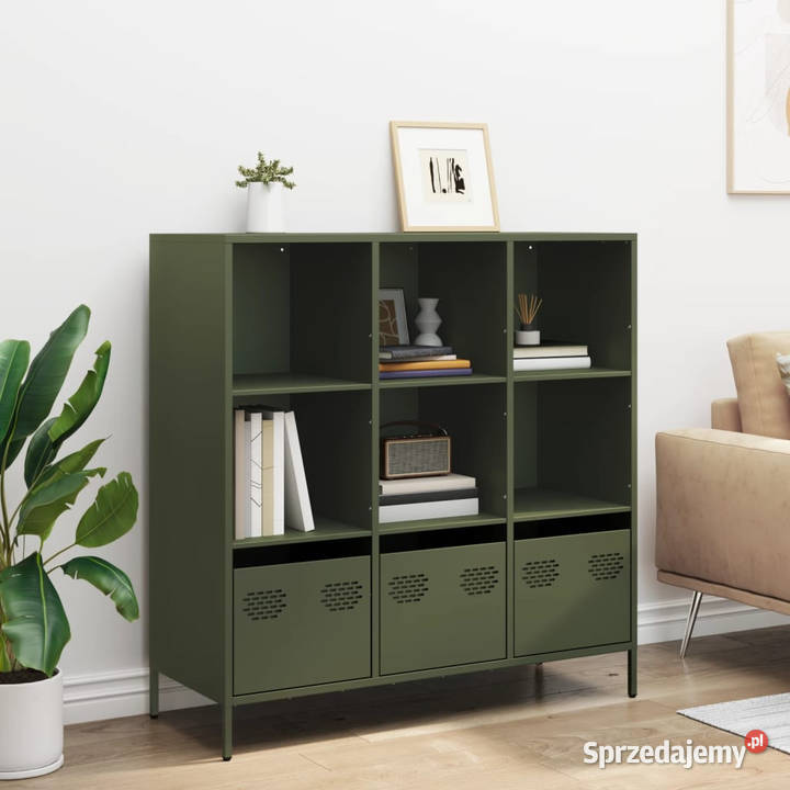 Szafka oliwkowa 1015x39x1035 stal WM851392 Szafki Warszawa