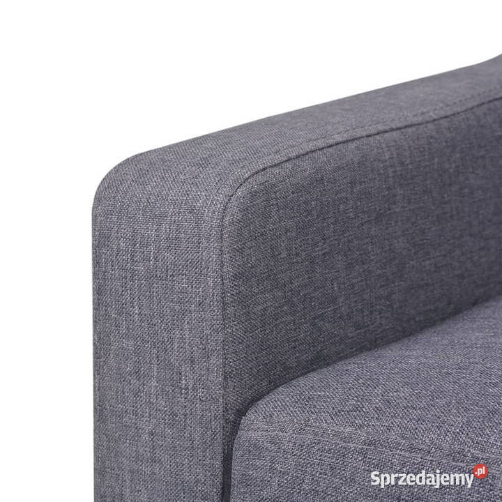 2osobowa sofa tapicerowana tkaniną szara Warszawa sprzedam