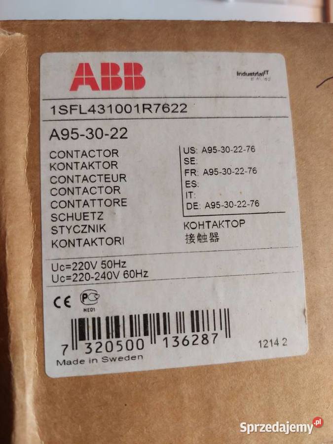 Stycznik ABB A9530 Dąbrowa Górnicza