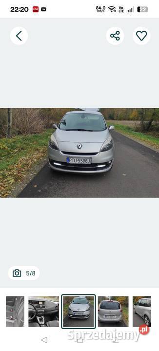 Renault Grand Scenic 22000km Malanów