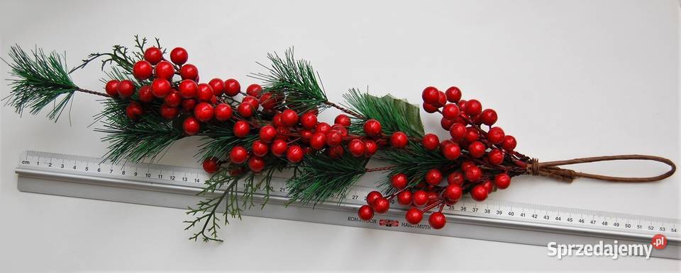 Gałązka świąteczna sosna czerwone jagody 54 Lublin sprzedam
