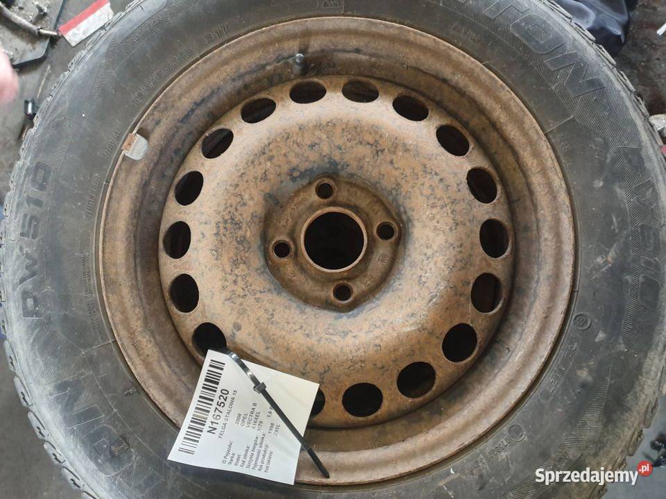 FELGA STALOWA 15 OPEL VECTRA B 6JX15H2 Lipno