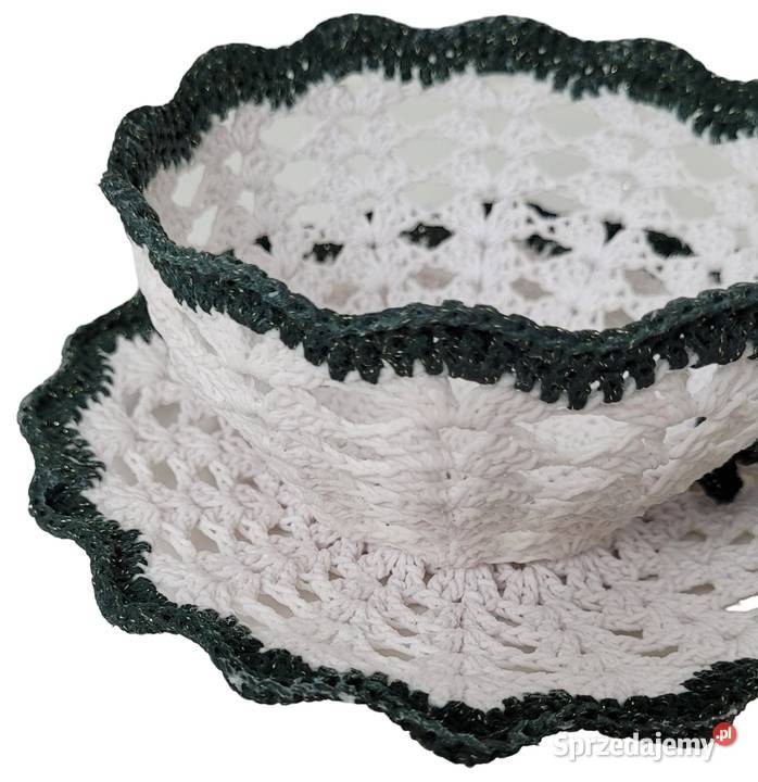 Filiżanka na słodycze ręcznie wykonana Krzywaczka