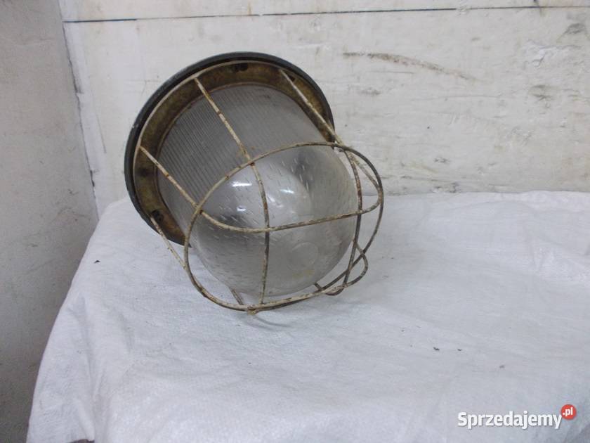 Stara lampa przemysłowa fabryczna loft Bielsko-Biała sprzedam