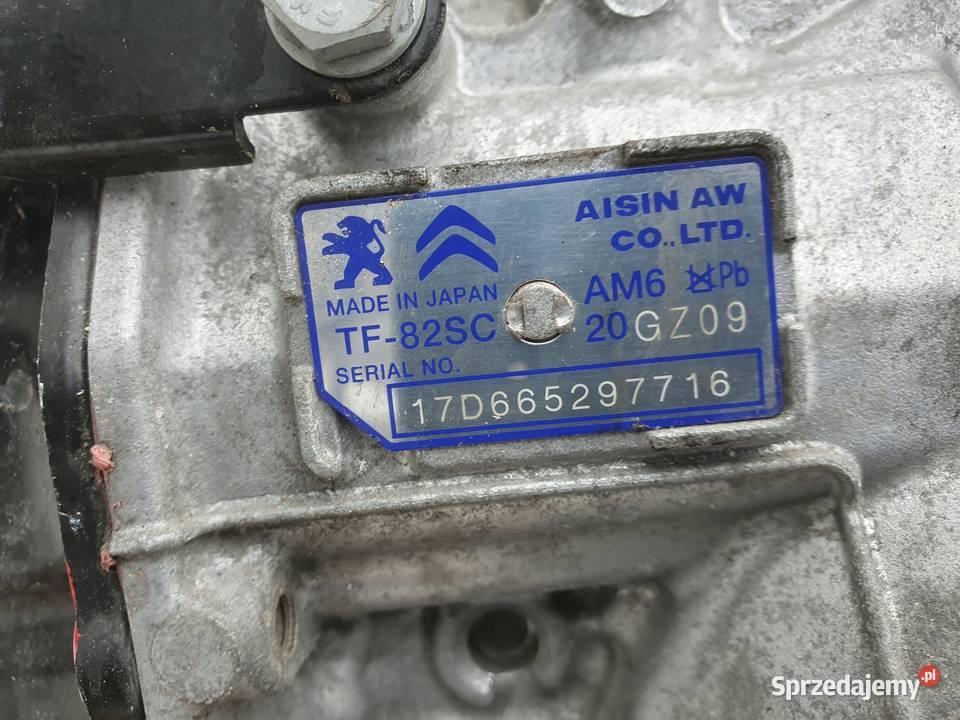 AUTOMATYCZNA SKRZYNIA BIEGÓW Peugeot 308 20 HDI