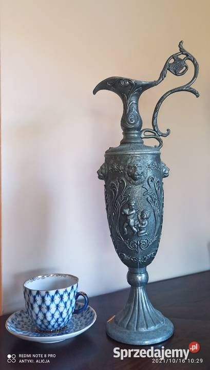 Stary zdobiony dzban karafka Made in Italy Pozostałe Gdańsk