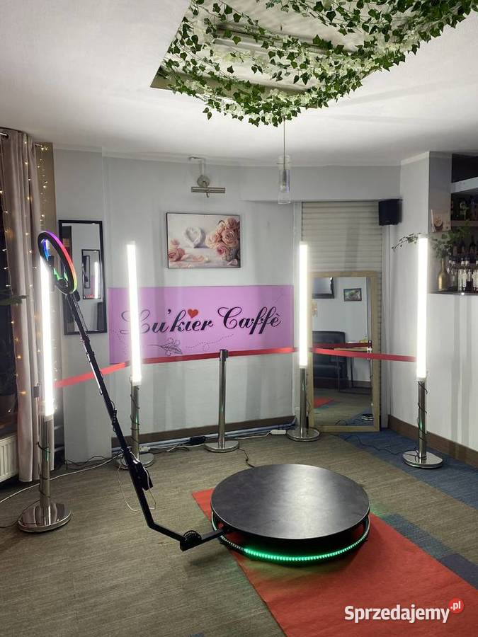 Wynajem fotobudki 360 na TWOJĄ okazję