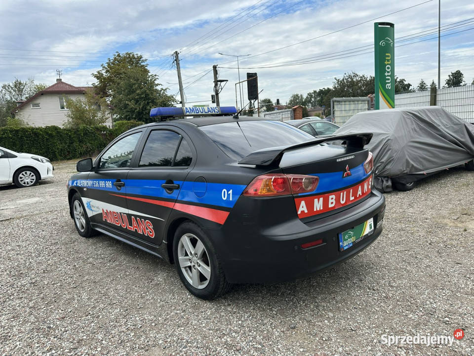 Mitsubishi Lancer 20 benzyna 135Pojazd specjalny czarny mazowieckie Warszawa