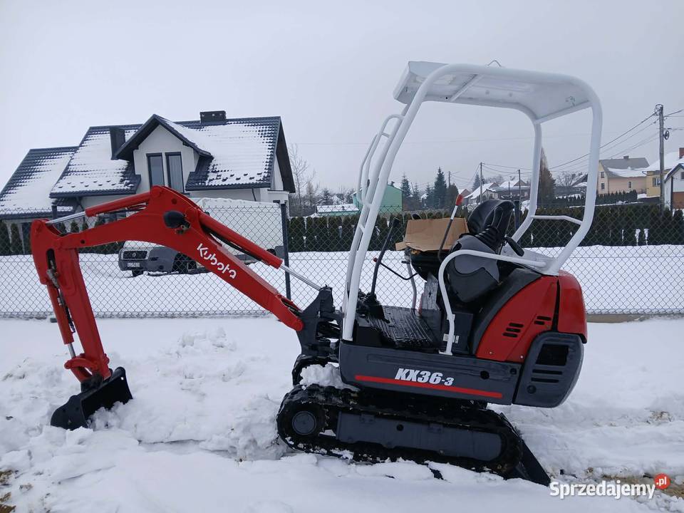Minikoparka Kubota kx363 15t 16t Rok produkcji 2008 Grodzisko Górne